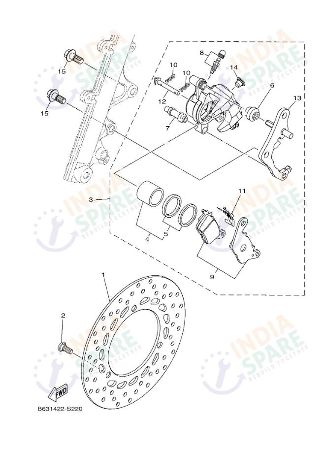 FRONT BRAKE CALIPER